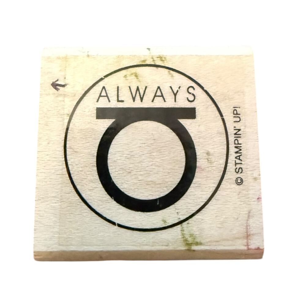 Stampin Up Always Ring Wedding Rubber Stamp